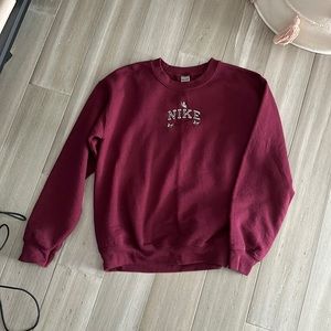 Embroidered Nike Crewneck